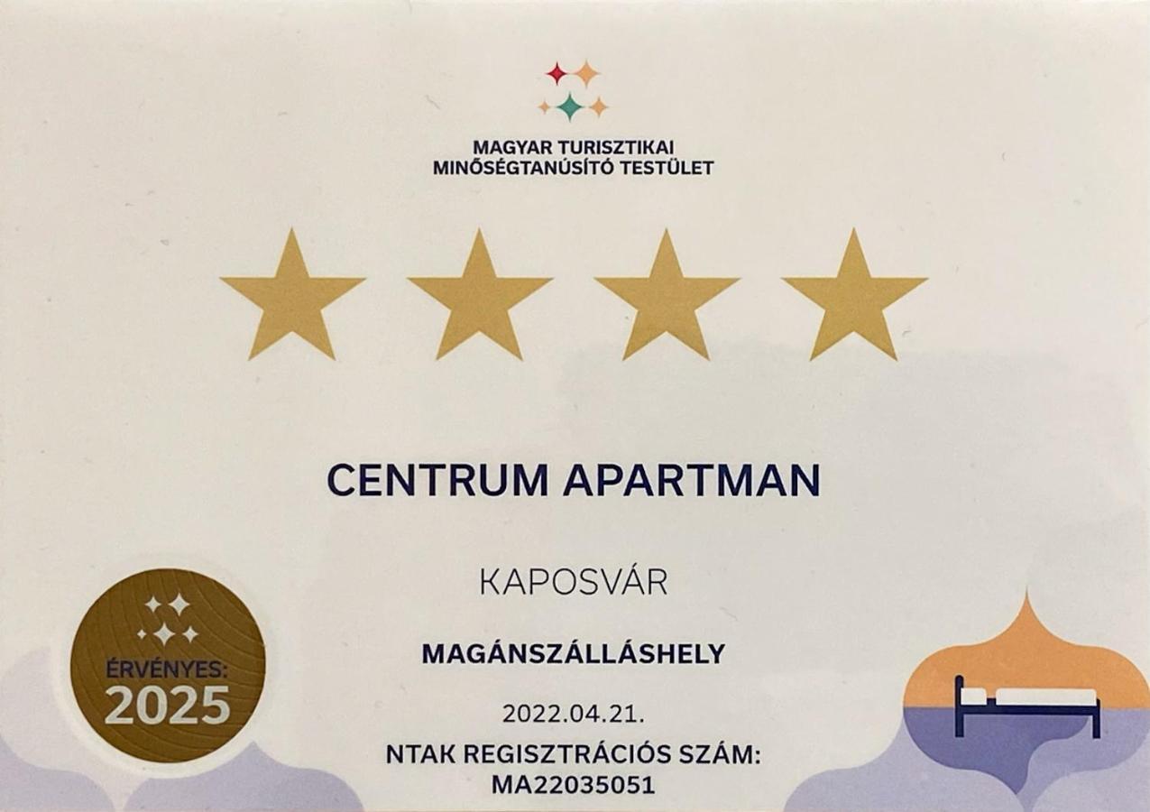 Centrum Apartman Kaposvár Eksteriør bilde